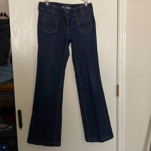 New York & company low rise flare jeans